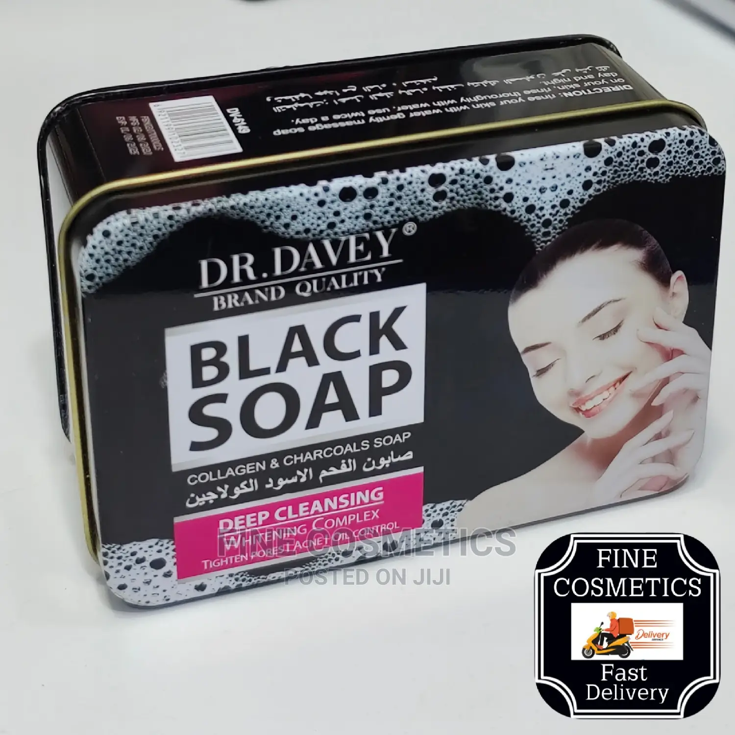 Dr Davey Deep Cleansing Whitening Black Soap