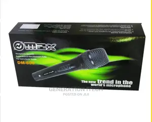 DM -606 Dyanamic Wired Microphone - Black