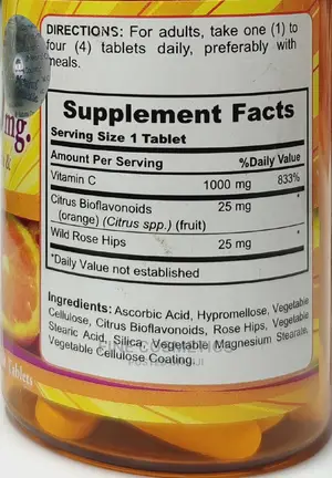 Acorbic C 1000mg Vitamin C Supplement Whitening Tablet 30pcs