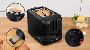 BOSCH 2 Slice Black Villa Collection Compact Toaster 980W