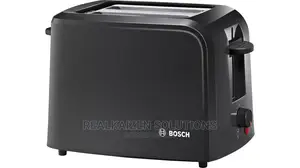 BOSCH 2 Slice Black Villa Collection Compact Toaster 980W