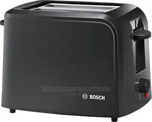 BOSCH 2 Slice Black Villa Collection Compact Toaster 980W