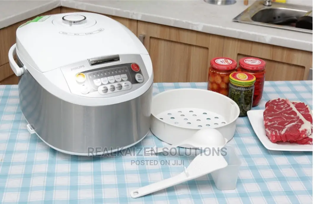Philips 1.8L Stainless Steel Fuzzy Logic Auto Rice Cooker