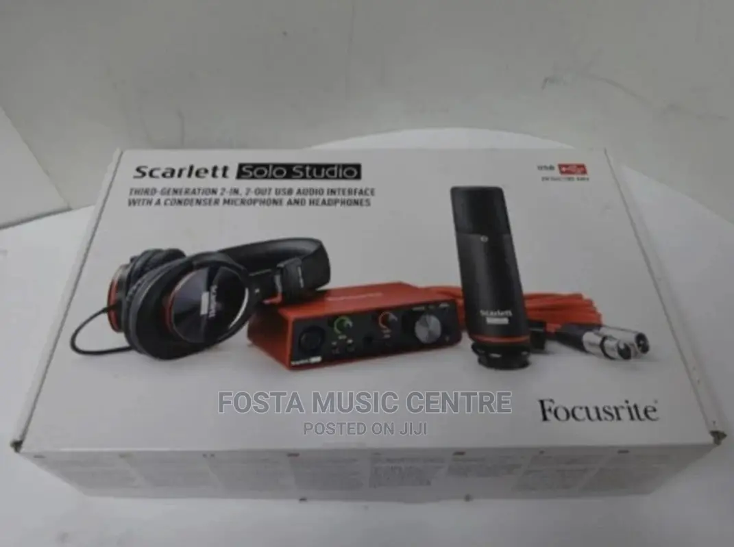 Focusrite Scarlett Solo Studio Bundle 3rd Gen