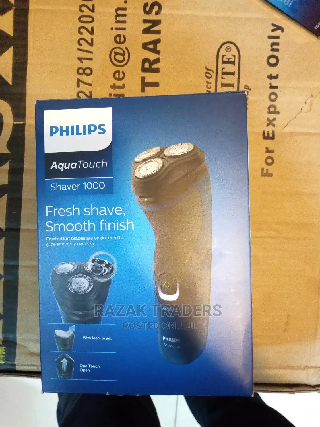 Phillips Aqua Touch Wet and Dry Electric Smoother- Black
