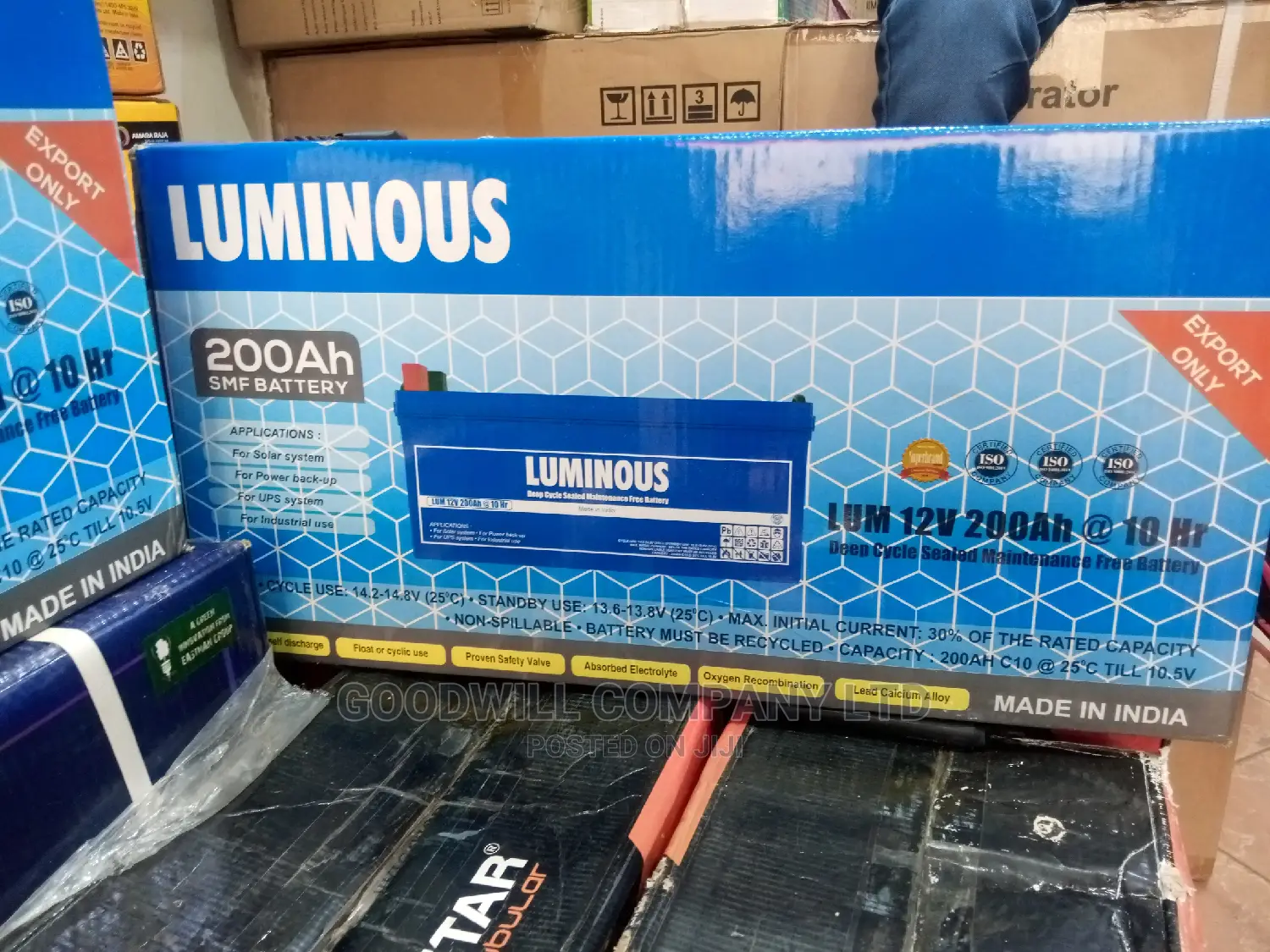 200ah Luminous Battery