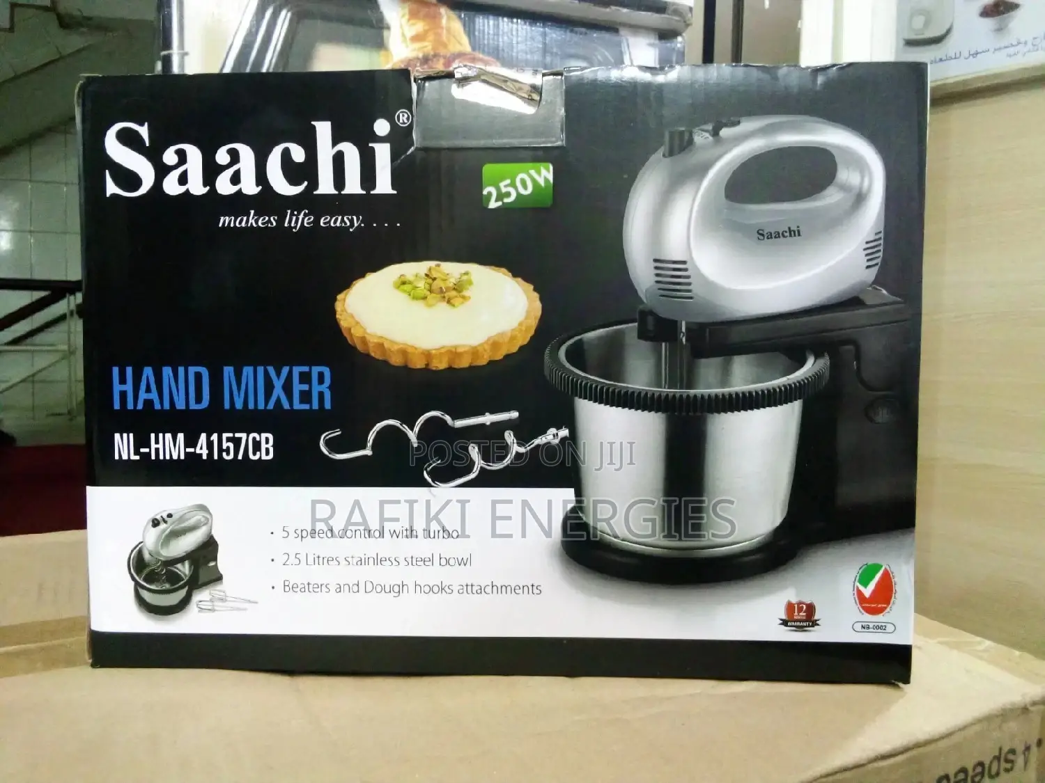 Saachi Hand Mixer - 2.5L / Saachi Stand Hand Mixer