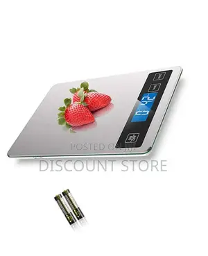 LCD Electronic Compact Kitchen Weighing Scales.