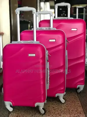 Set of Plastic Suit Cases