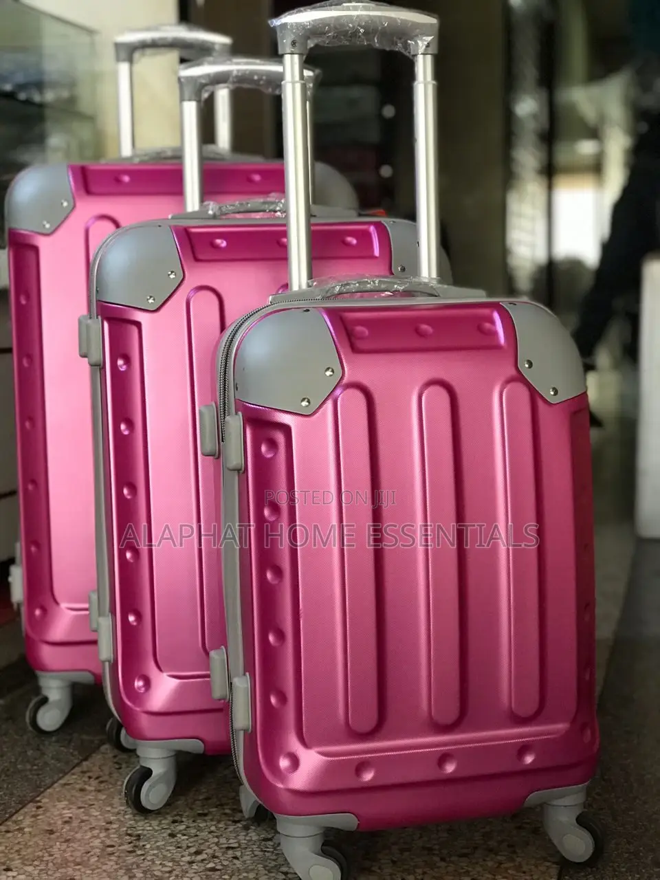 Set of Plastic Suit Cases