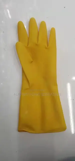 Yellow Rubber Gloves