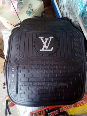 LV Black Floor Mats