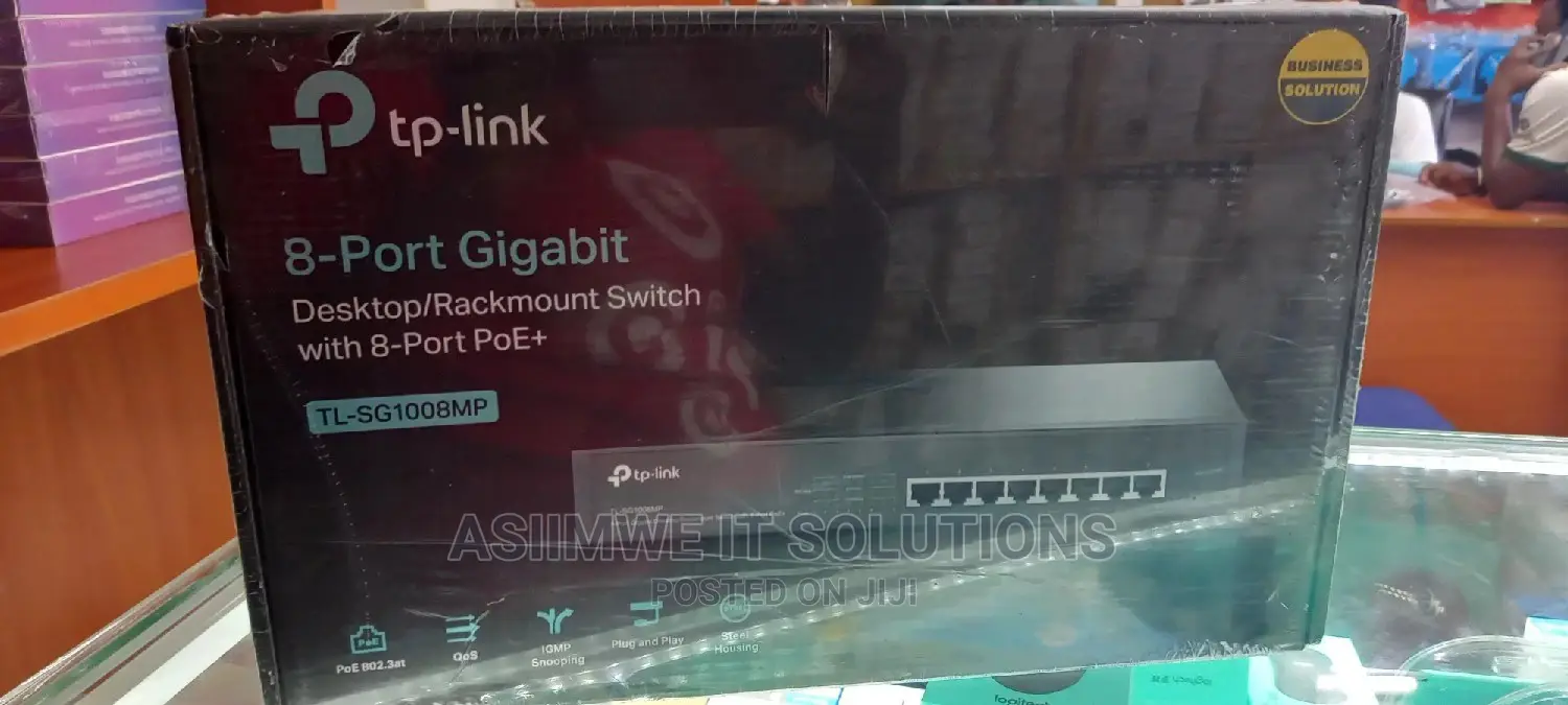 8port Rackmount +P0E Switch