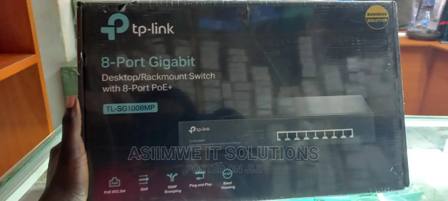 8port Rackmount +P0E Switch