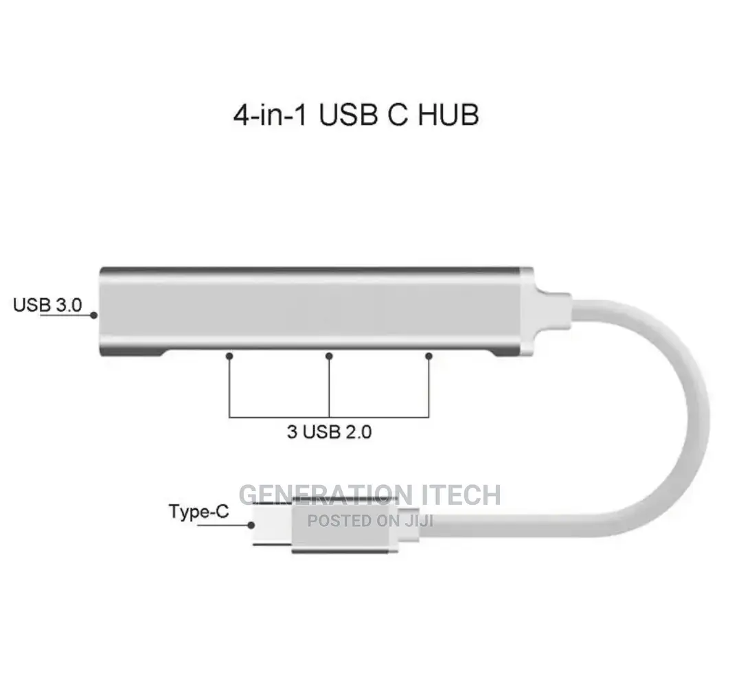 Type C to Usb Hub - 3.0 - 4 Port
