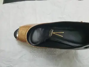 Golden Black Vizzano Ladies Heels.Made in Brazil