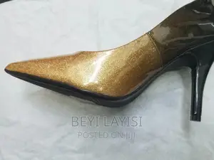 Hot Golden Ladies Stilettos.Made In Brazil