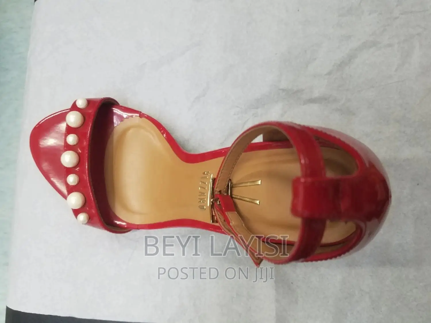 Hot Red High Heels. Made in Italy