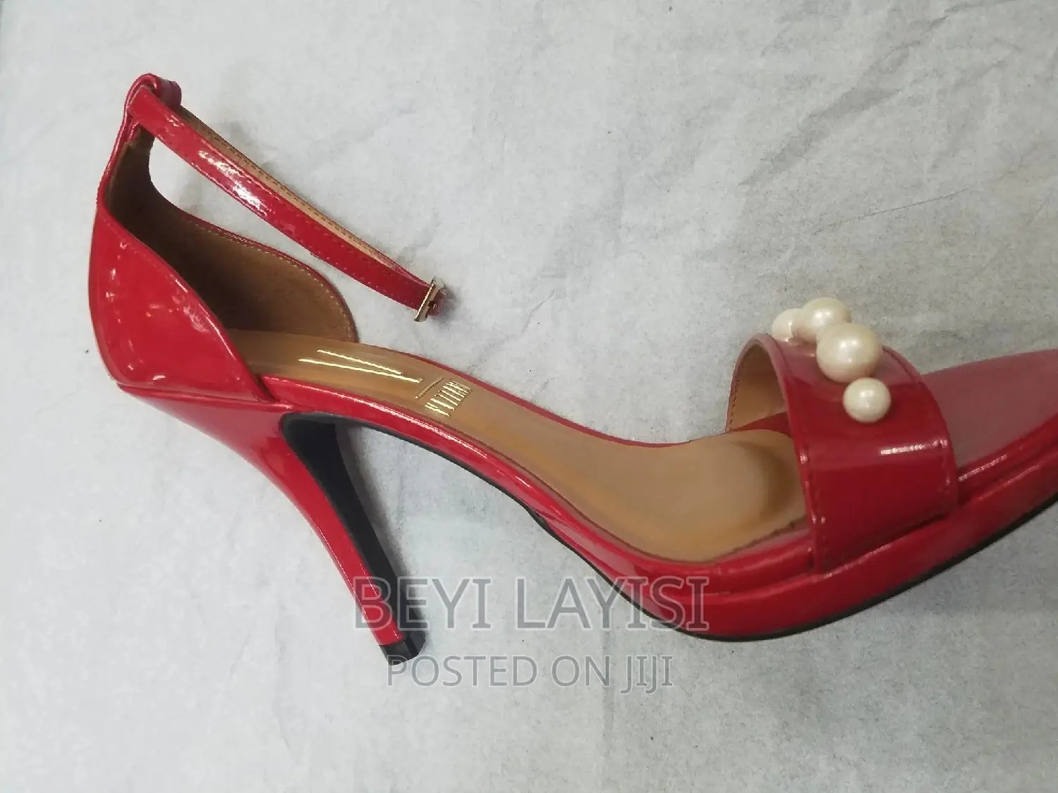 Hot Red High Heels. Made in Italy