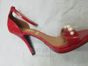 Hot Red High Heels. Made in Italy