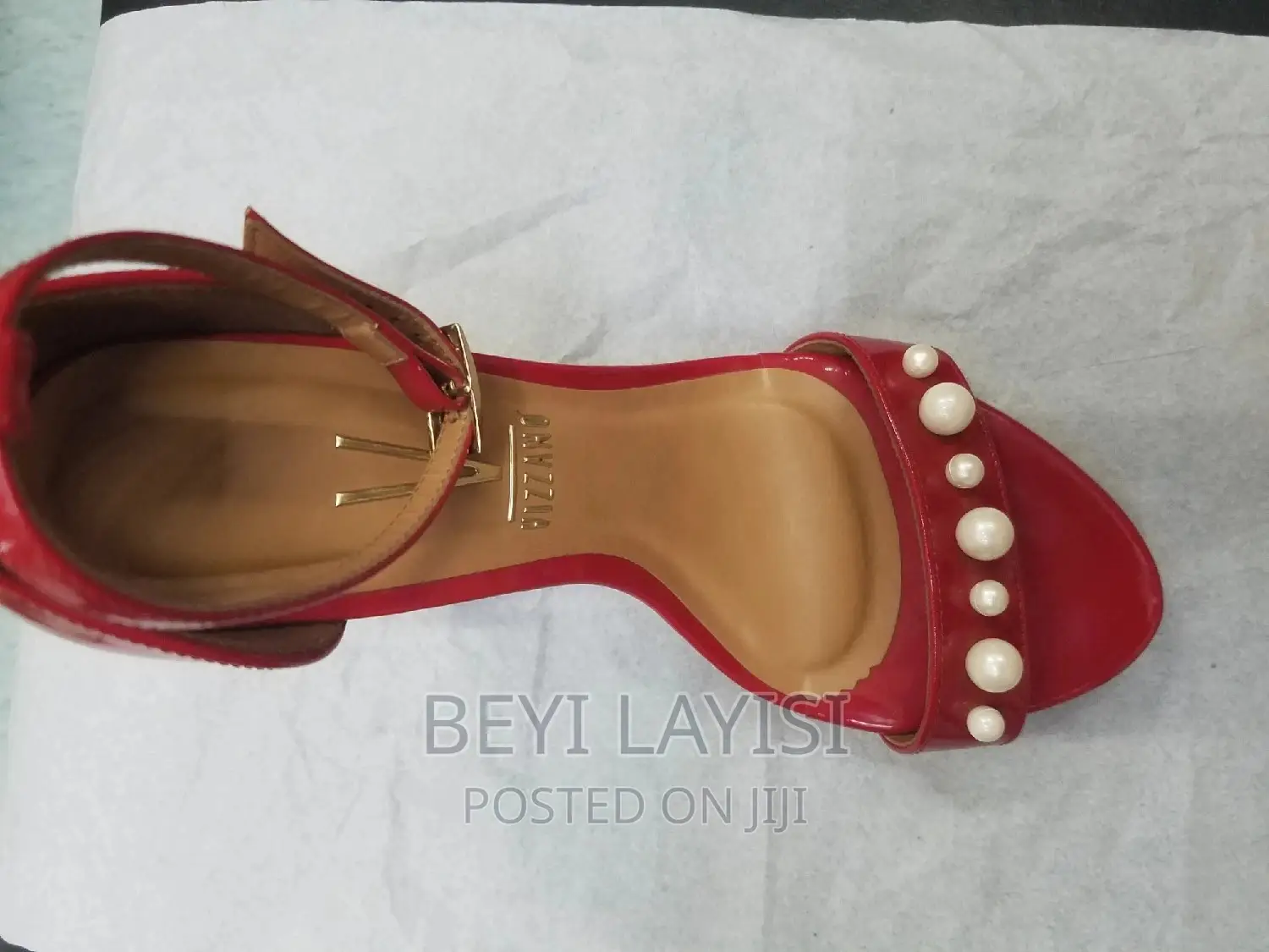 Hot Red High Heels. Made in Italy