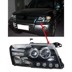 Black Smokey Headlamp for Pajero Bitama Mitsubishi