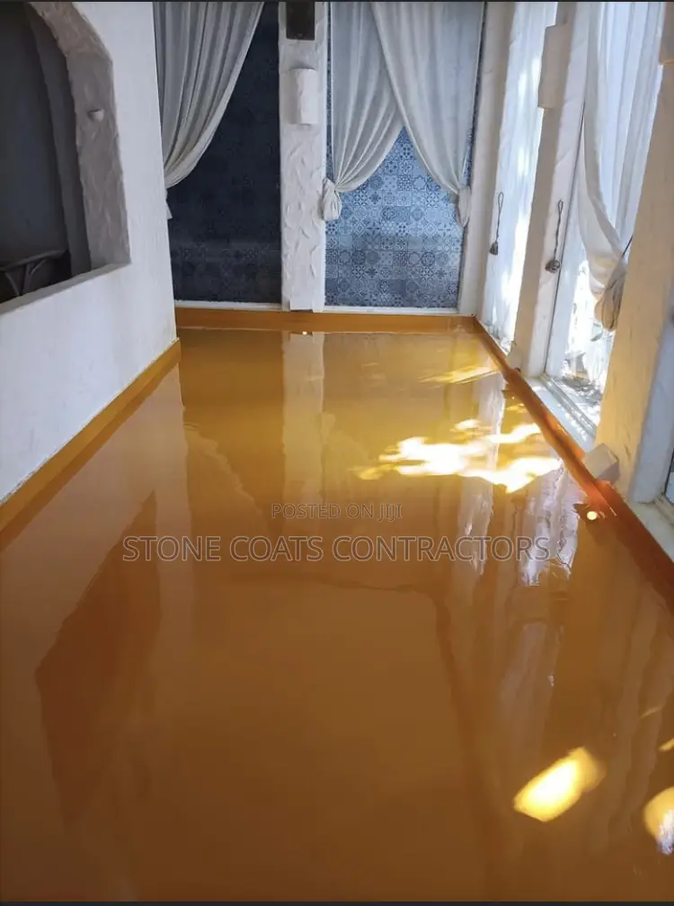 Gold Epoxy Flooring