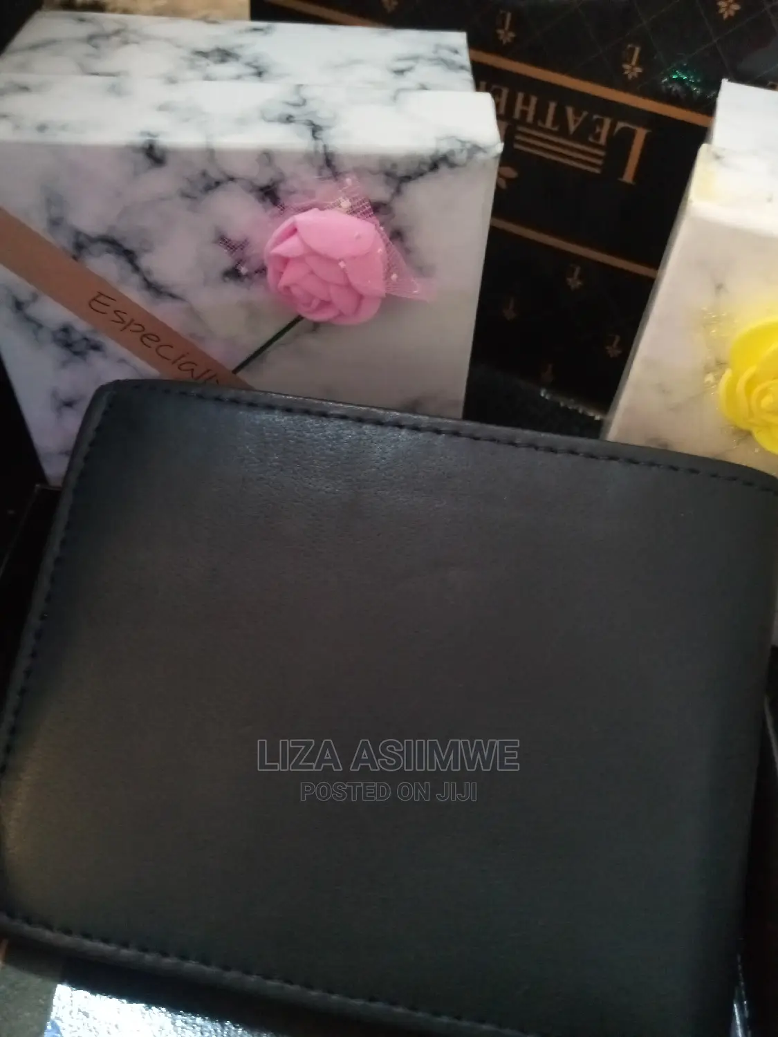 Genuine Leather Wallets Available(Navy Blue)