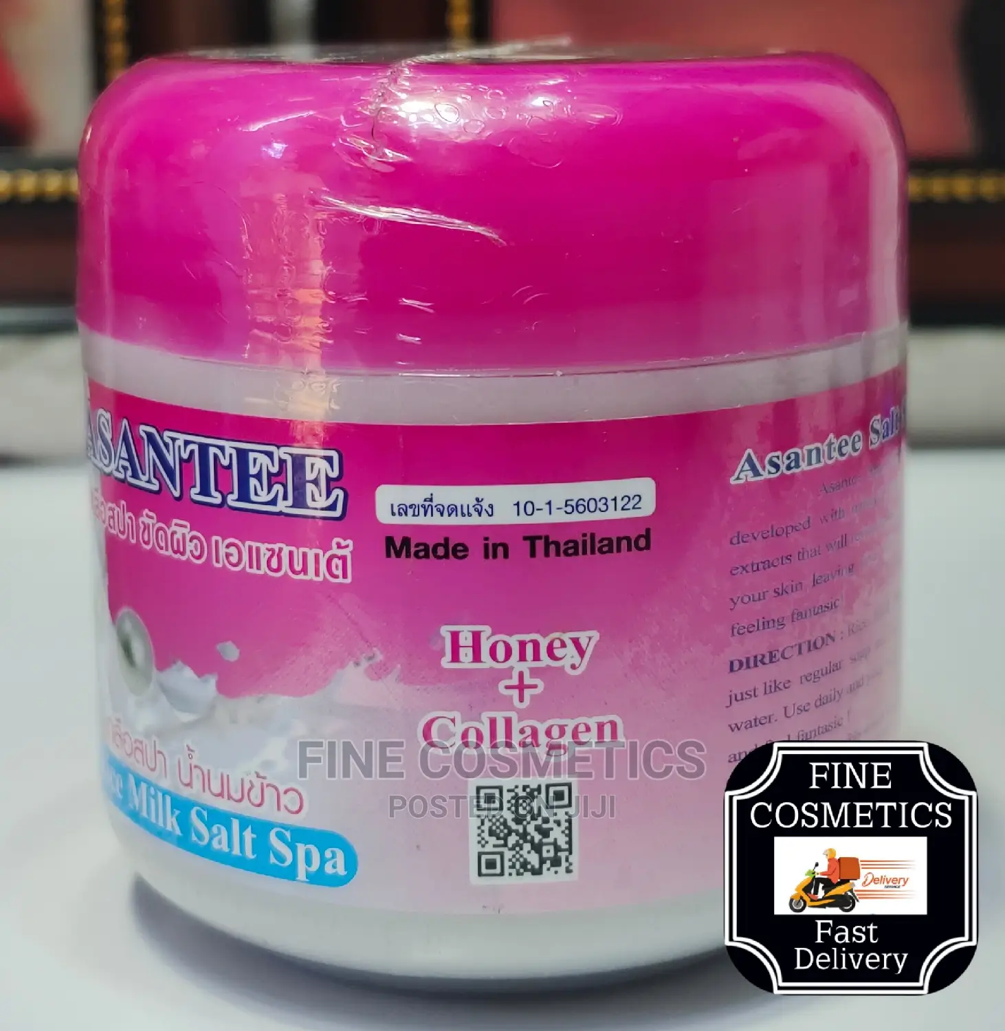 ORIGINAL Asantee Spa Salt Exfoliating Face and Body Scrubs