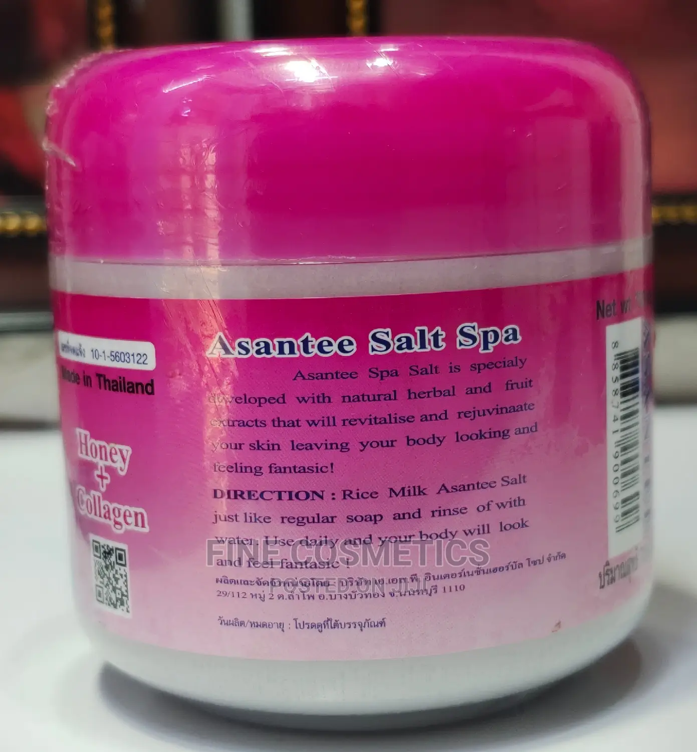 ORIGINAL Asantee Spa Salt Exfoliating Face and Body Scrubs