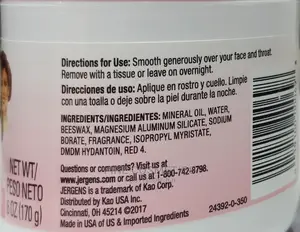 Jergens Face Deep Cleansing Facial Make Skin Smooth+Vibrant