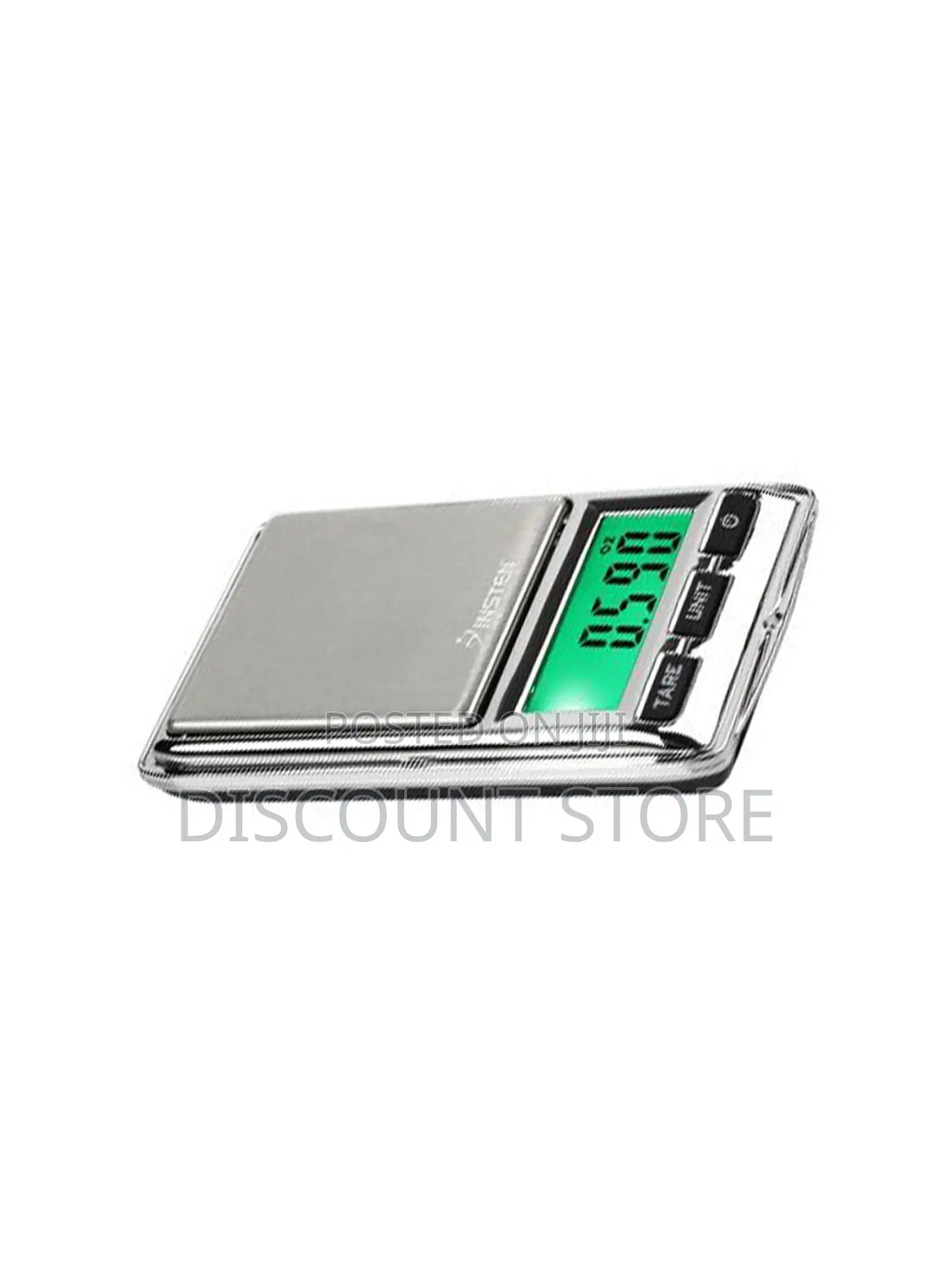 Pocket Digital Scales With a Green Backlight.