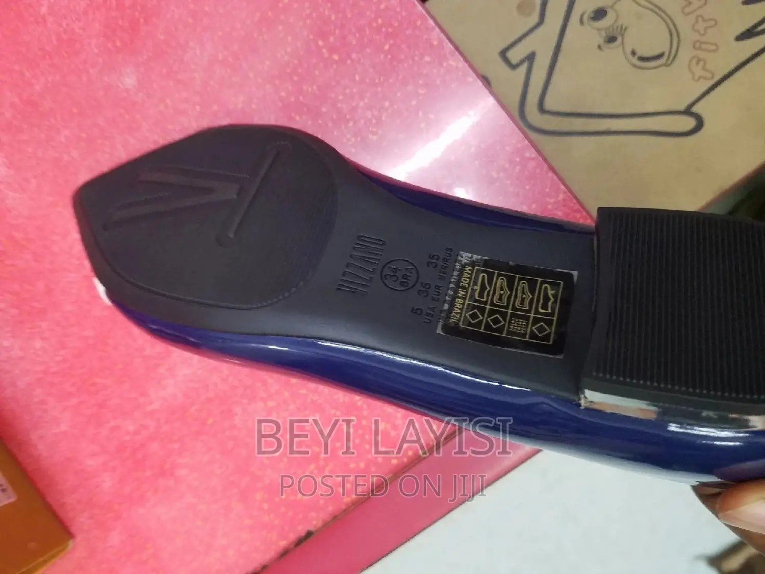 Blue Cushioned Pumps for Ladies With Pure Leather