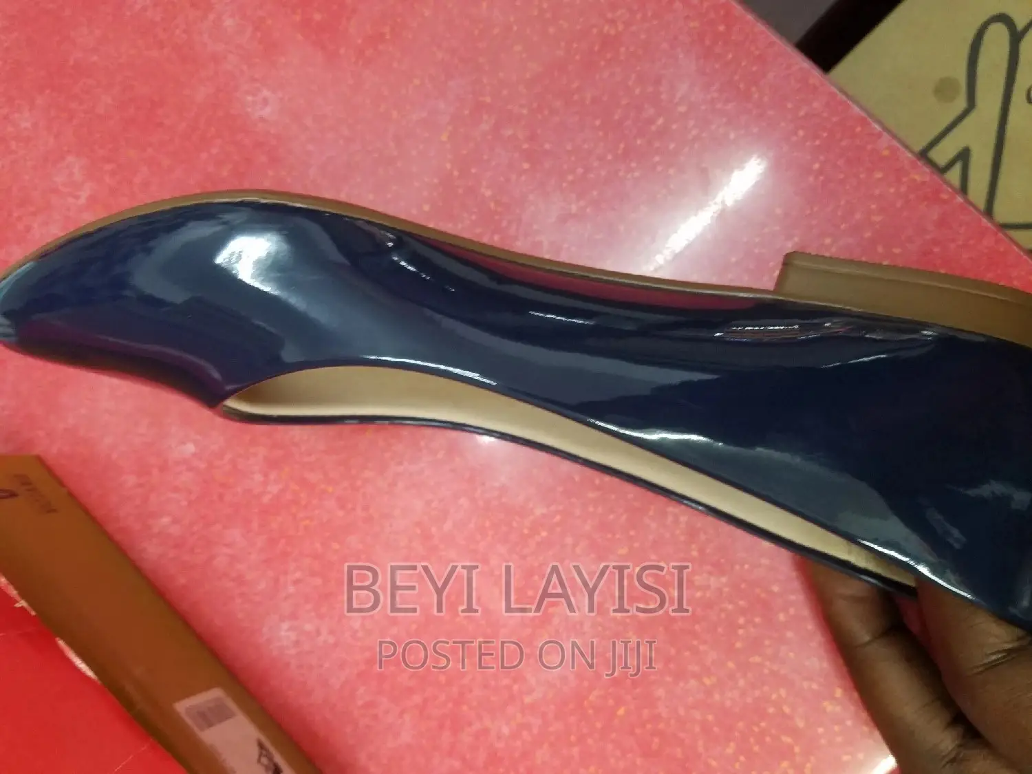 Cushioned Blue Pumps for Ladies With Pure Leather