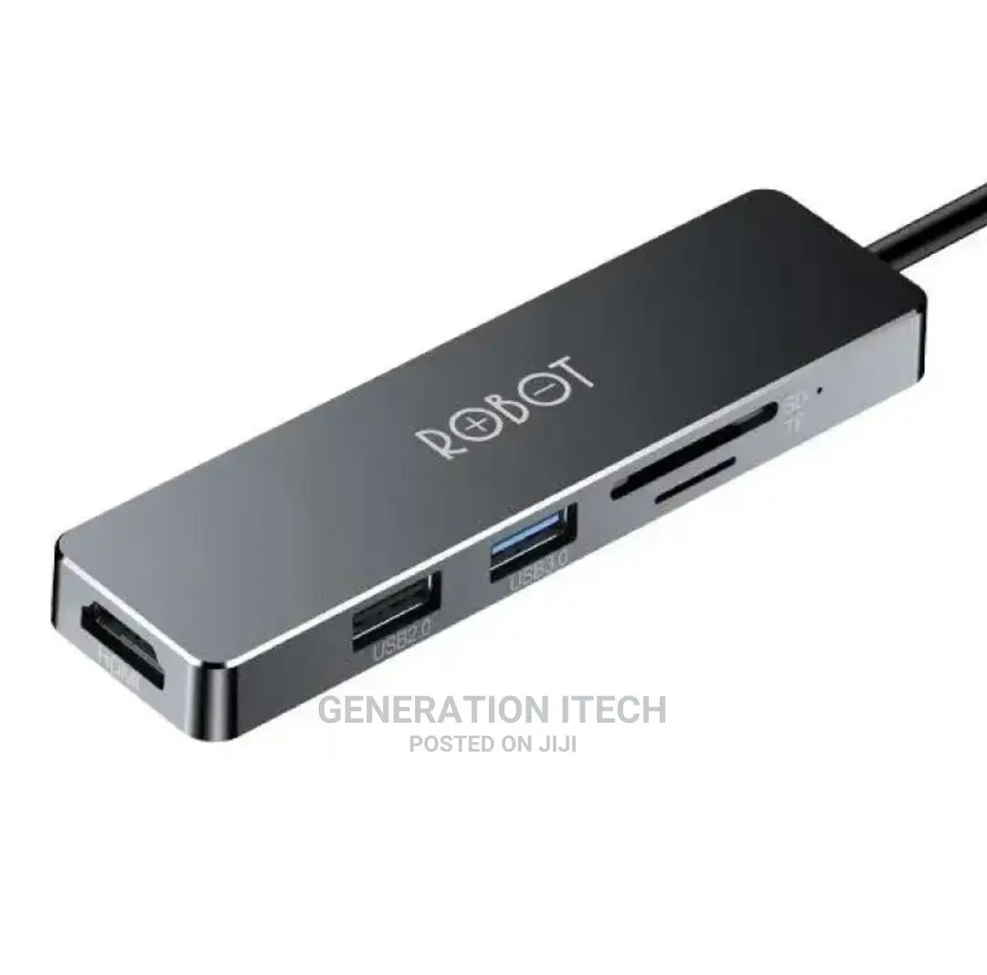 Robot Usb - Type C - 5 in 1 Hub - Hdmi 4k, Usb , Sd and Tf