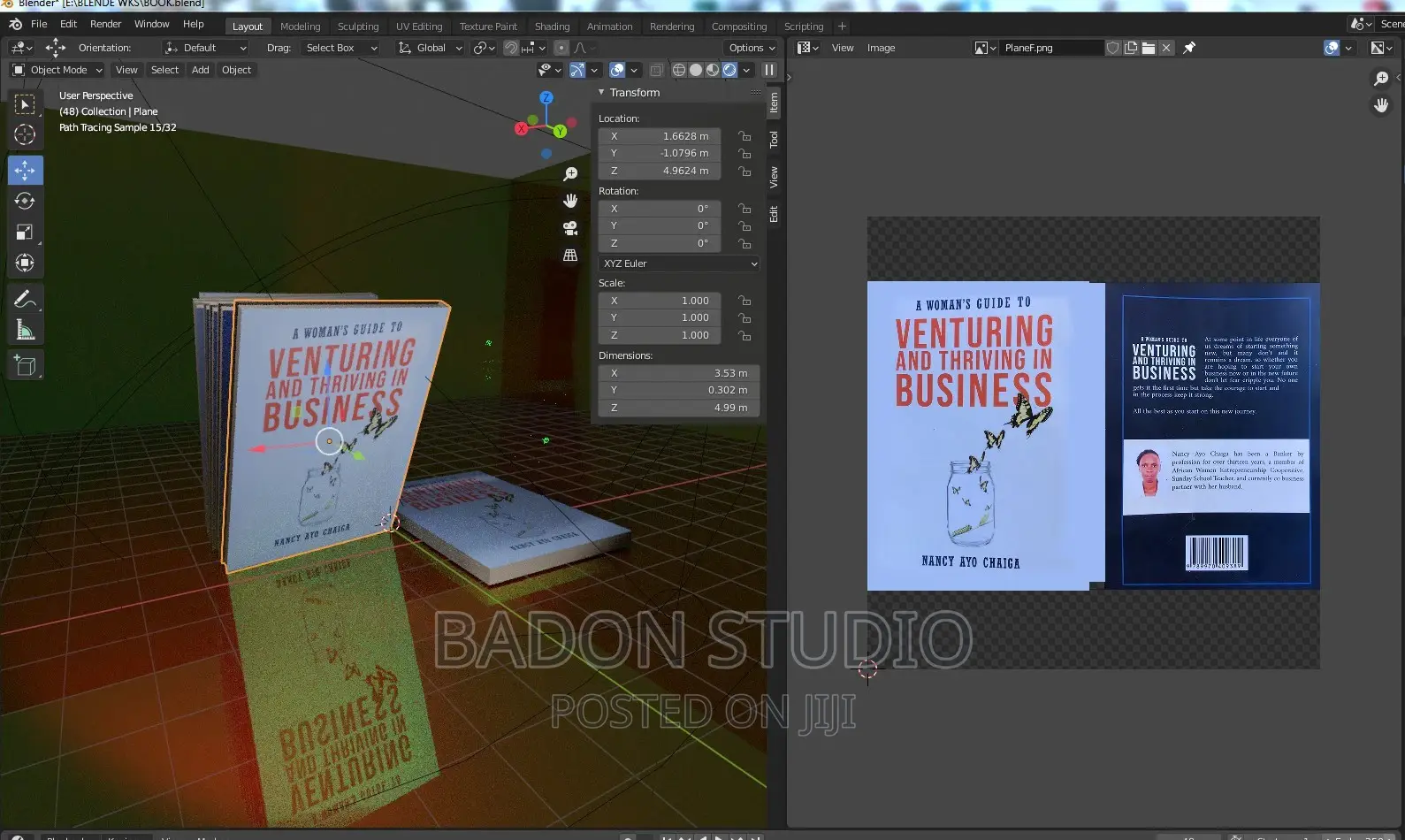 3D Book Cover Design.