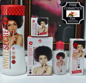 White Secret Whitening Set of 5; Lotion,Serum, Soap, Oil+DSR