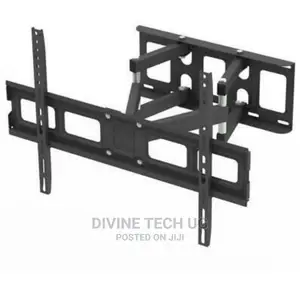 Double Arms TV Wall Bracket Mount Swivel Tilt For 32 To 70"