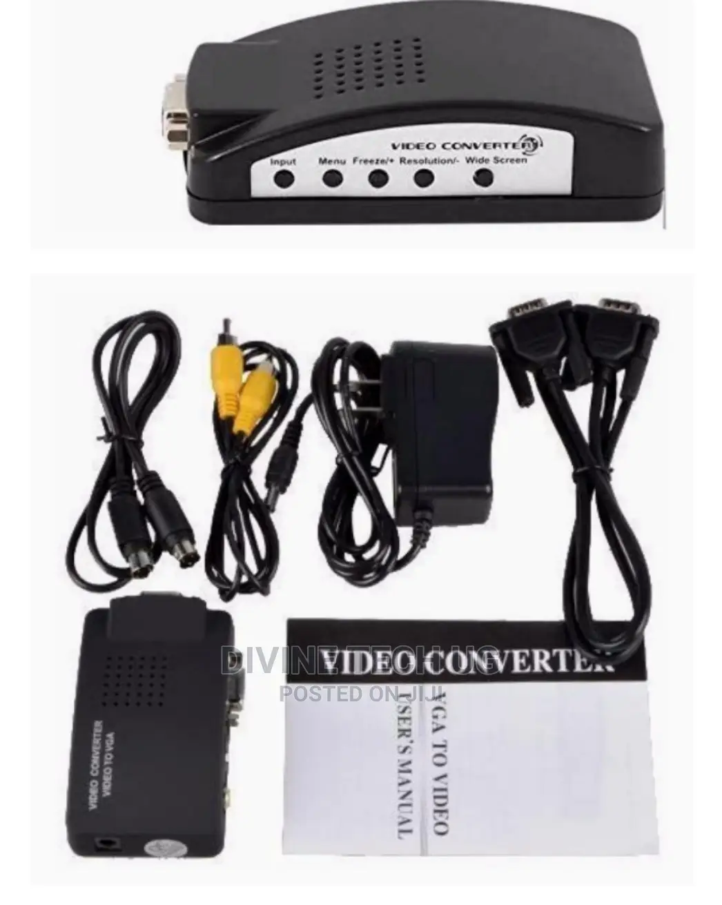 Av to VGA High Resolution Video Conversion