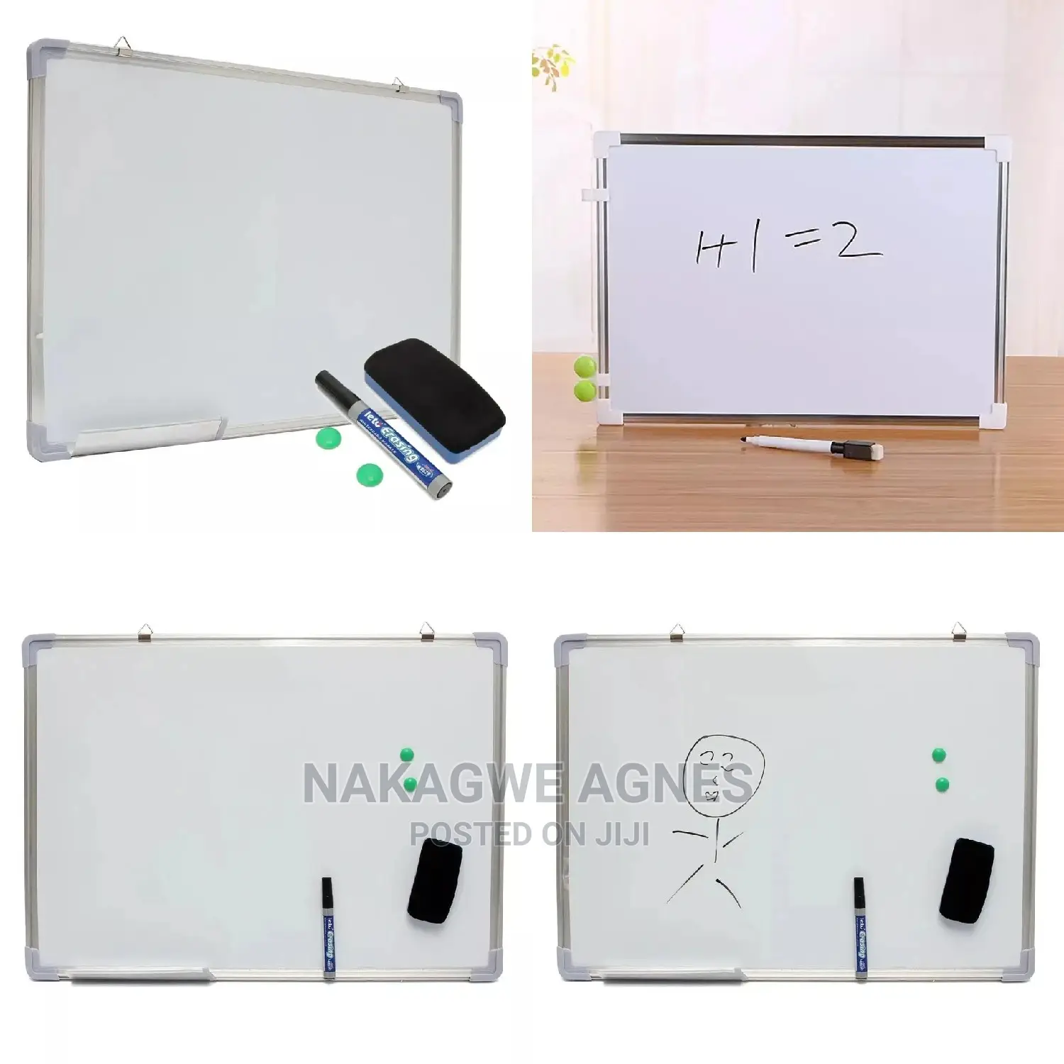 Magnetic White Boards Large and Small