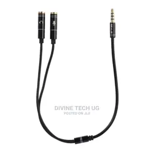 3.5mm Jack to Headphone Microphone Y Splitter