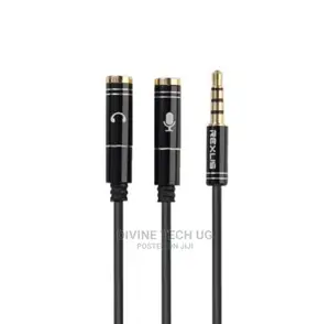 3.5mm Jack to Headphone Microphone Y Splitter