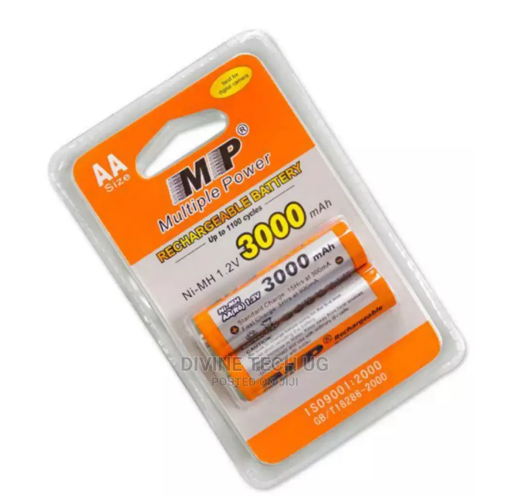 Multiple Power Recheable Batteries 3000mah