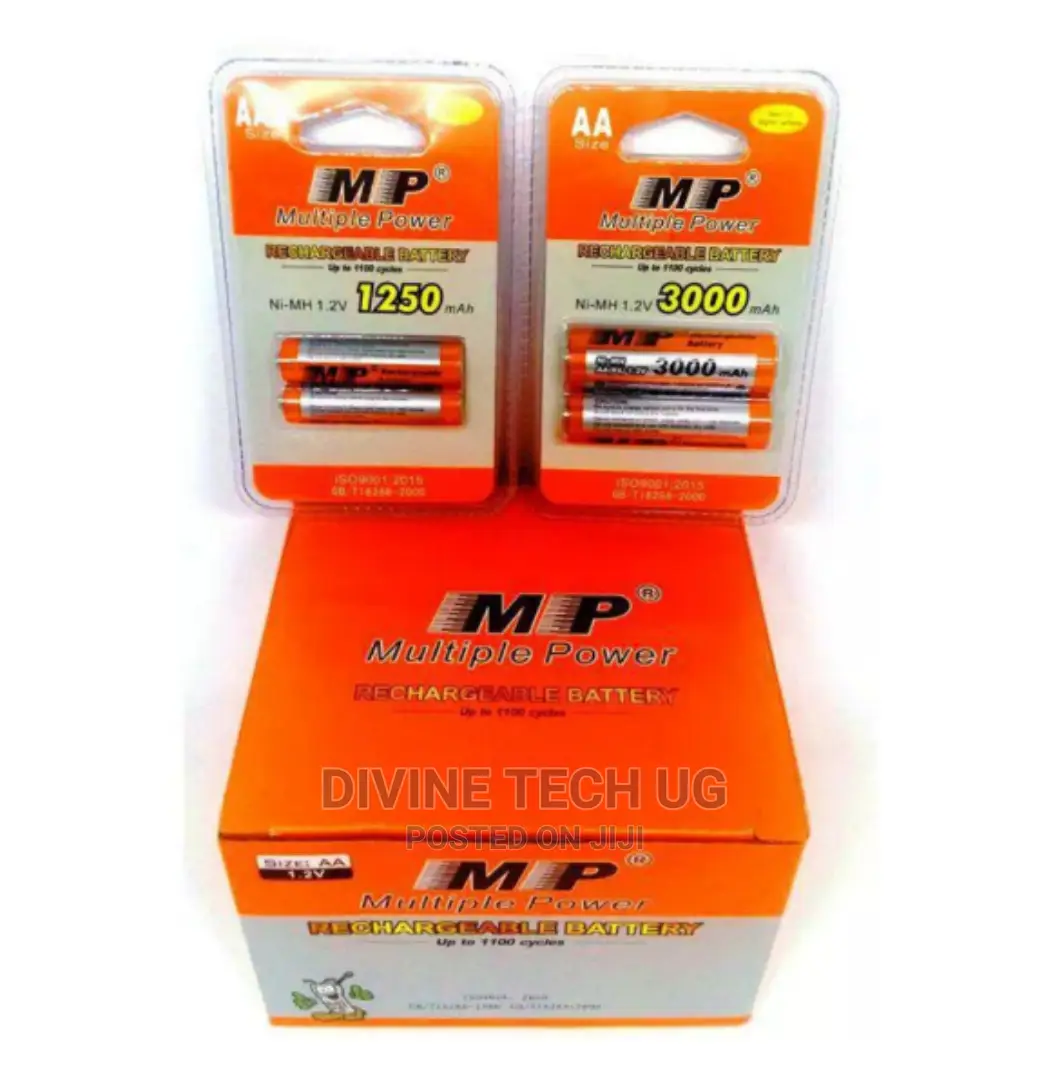 Multiple Power Recheable Batteries 3000mah