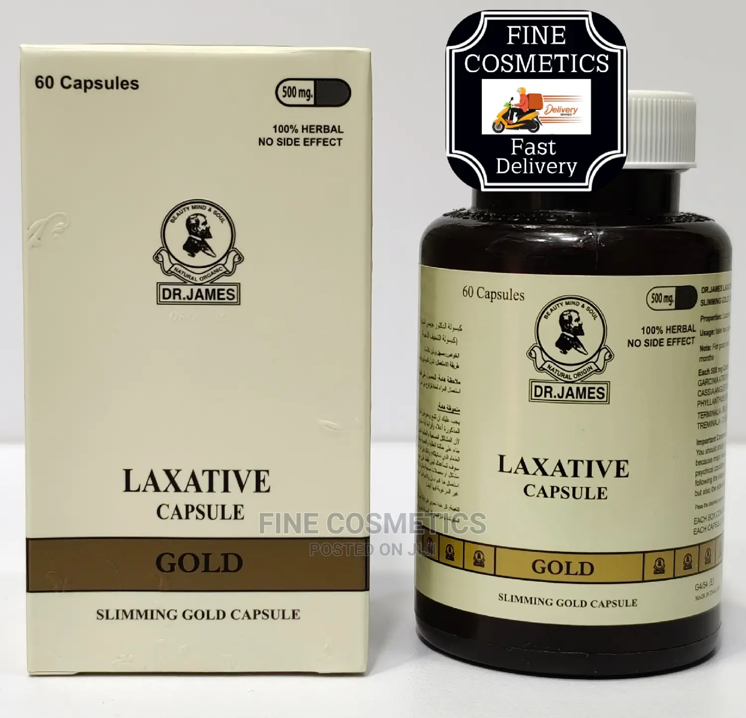 Dr James Laxative Slimming Gold Tabs Loss 3kg in 2 Weeks