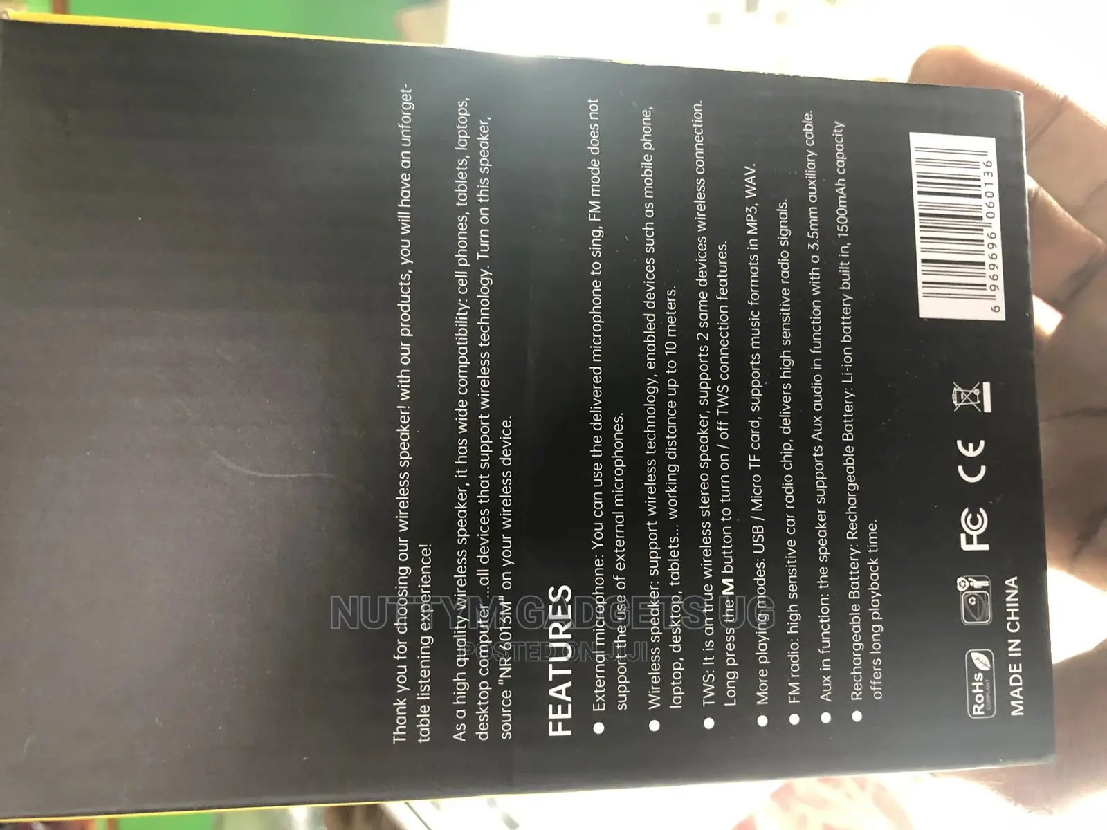BLUETOOTH SPEAKER With Microphone