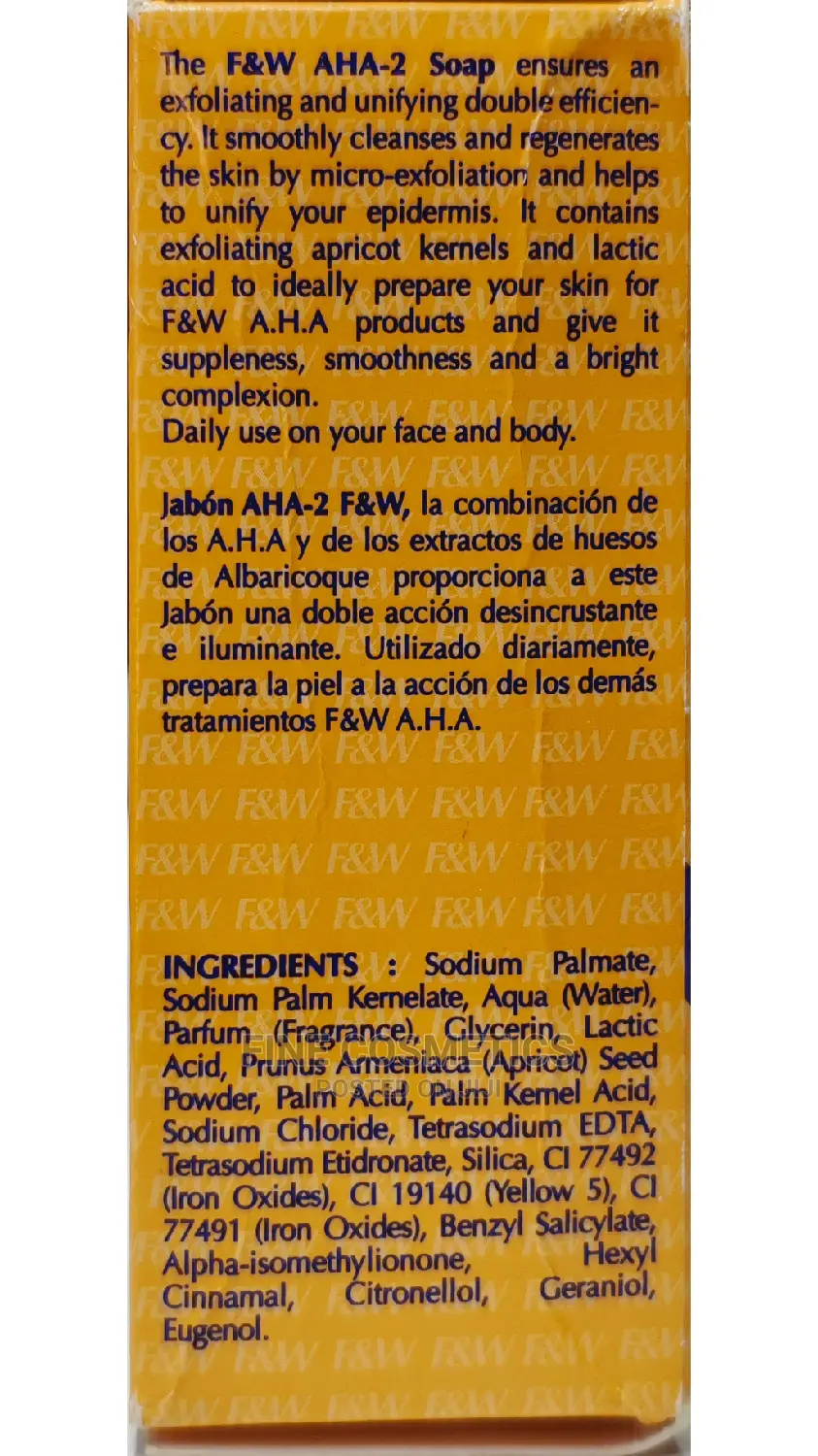 Original Fair and White Aha Exfoliating Soap