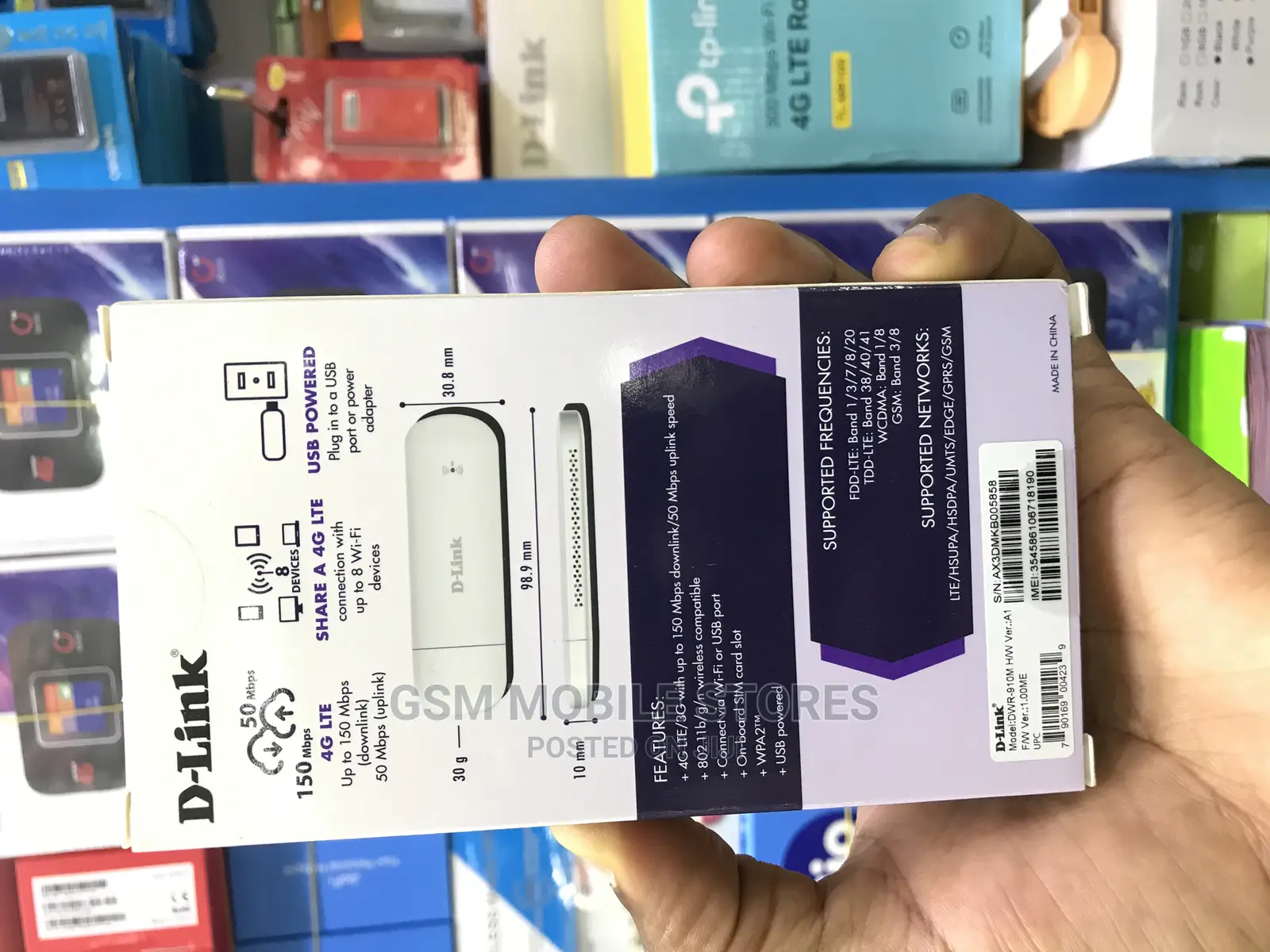 D-Link DWR-910M 4GLTE Wifi Modem Dongle