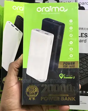 Oraimo OPB-P203D 20000MAH Powerbank - Power for Days