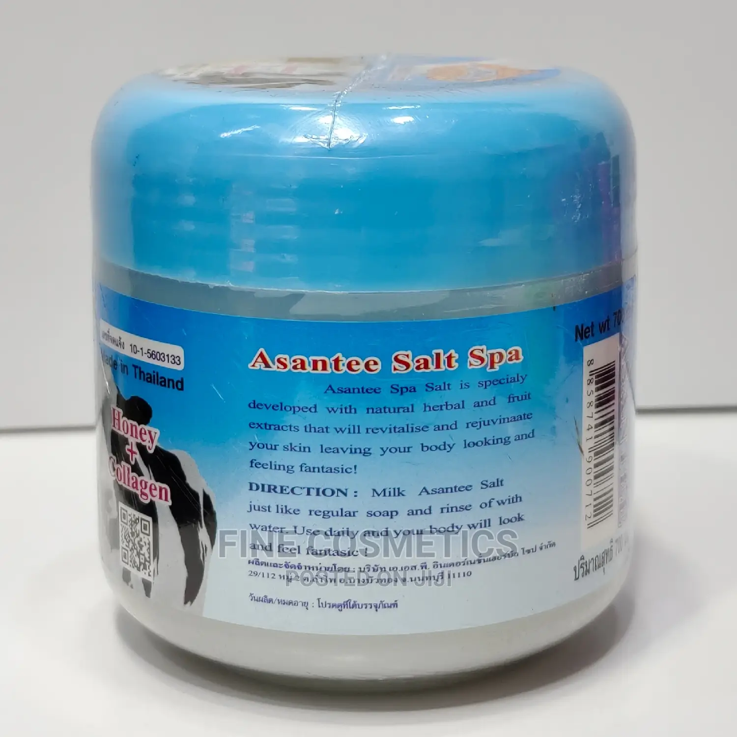 ORIGINAL Asantee Spa Salt Exfoliating Face and Body Scrubs